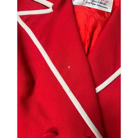 Vintage Clothing Blazer Jacket Ringleader Red Medium Josef T Barry from Shields - Picture 4 of 11